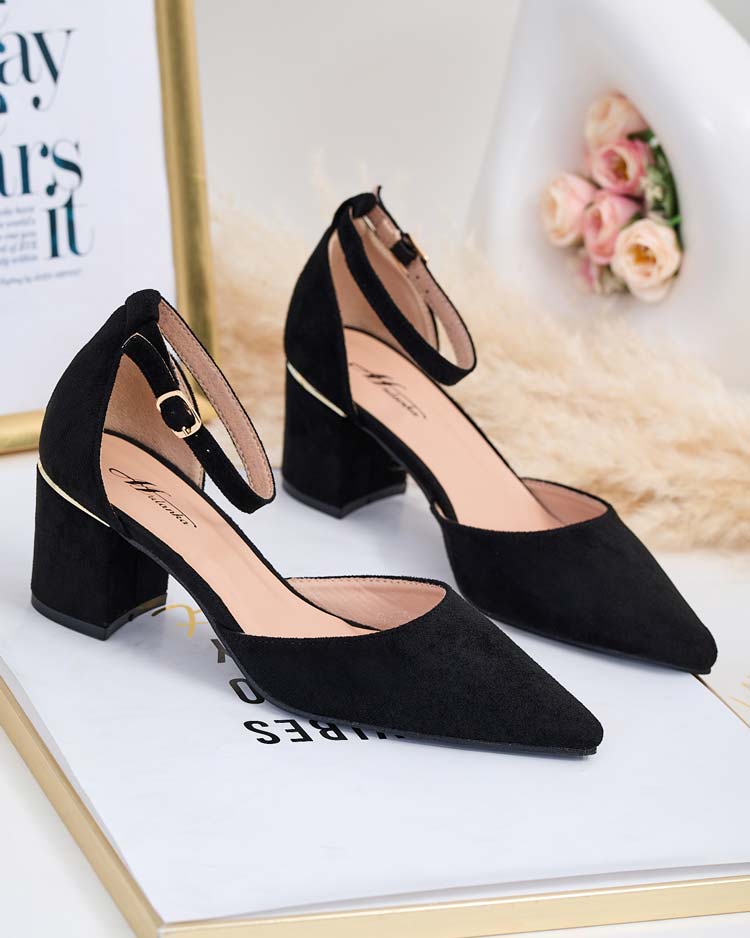 Royalfashion Women's low stiletto pumps Caelda