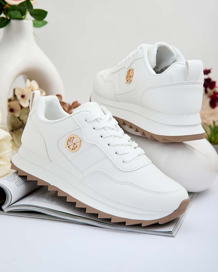 Royalfashion Sieviešu zamšādas apavi Tis Sneakers