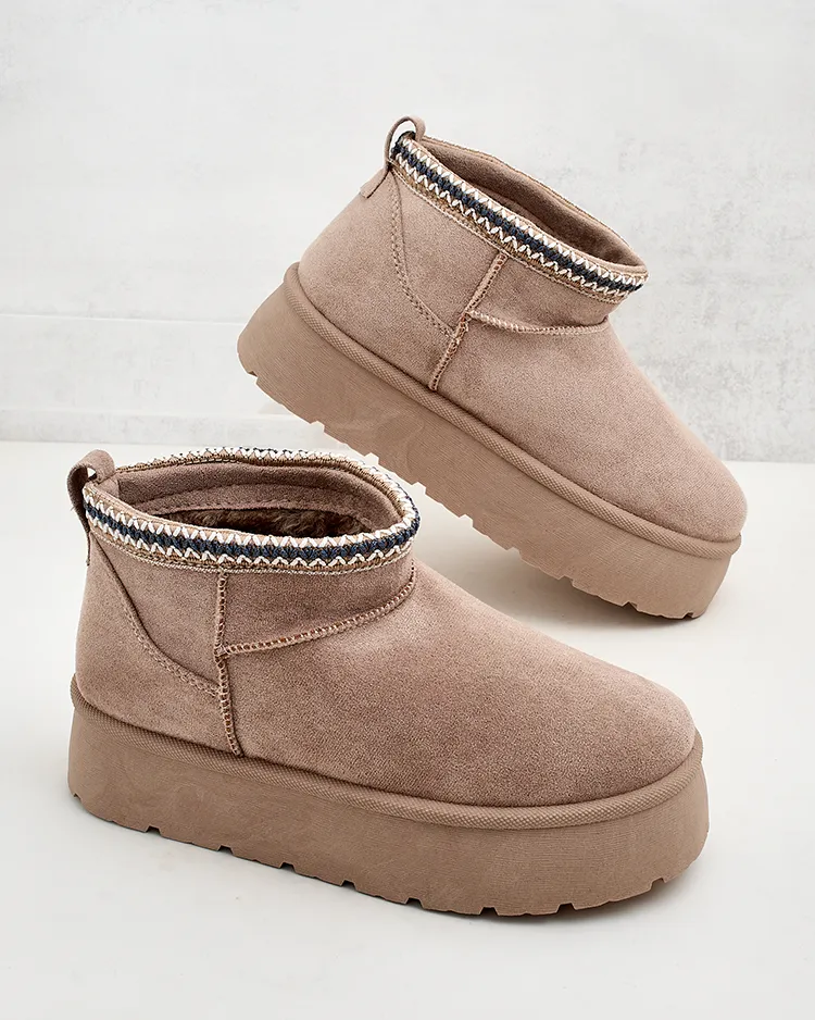 Royalfashion Женские короткие сапоги a'la snow boots Xoalla