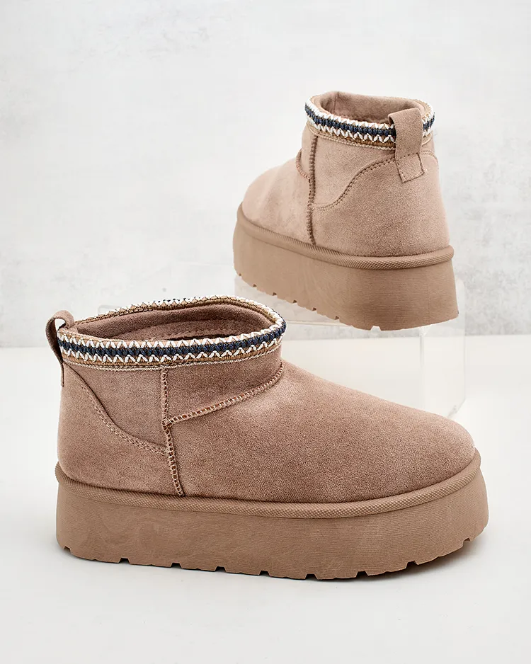 Royalfashion Женские короткие сапоги a'la snow boots Xoalla